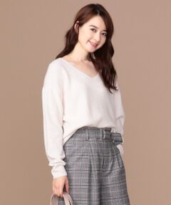 L size ONWARD(大きいサイズ) / エルサイズオンワード ニット・セーター | 【難波蘭さん監修】パーソナルカラー Vネック ニット