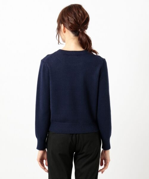 L size ONWARD(大きいサイズ) / エルサイズオンワード ニット・セーター | 【L'aube】コッカテールインターシャ ニット | 詳細14