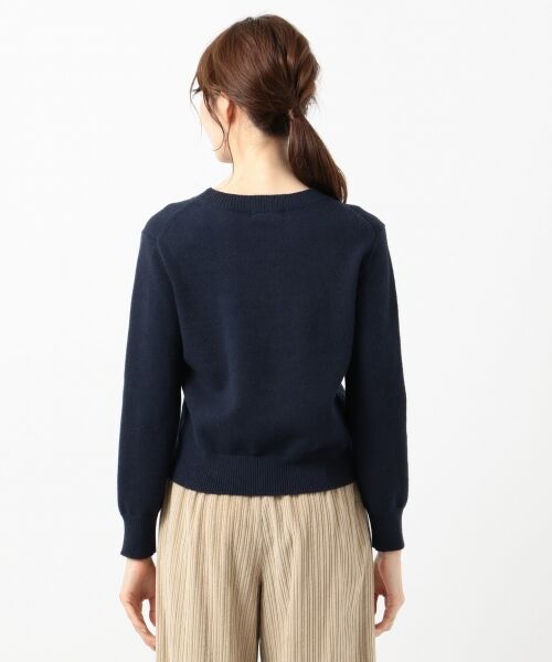 L size ONWARD(大きいサイズ) / エルサイズオンワード ニット・セーター | 【L'aube】コッカテールインターシャ ニット | 詳細6