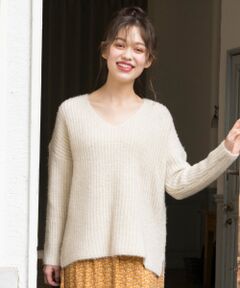 L size ONWARD(大きいサイズ) / エルサイズオンワード ニット・セーター | 【L'aube】マシュマロ ニット