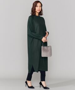 L size ONWARD(大きいサイズ) / エルサイズオンワード ロング・マキシ丈ワンピース | Milled Jersey Combi ラグランスリーブワンピース