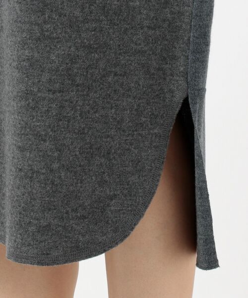 L size ONWARD(大きいサイズ) / エルサイズオンワード ロング・マキシ丈ワンピース | Milled Jersey Combi ラグランスリーブワンピース | 詳細7