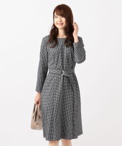 L size ONWARD(大きいサイズ) / エルサイズオンワード ミニ丈・ひざ丈ワンピース | クラシックレディ ワンピース
