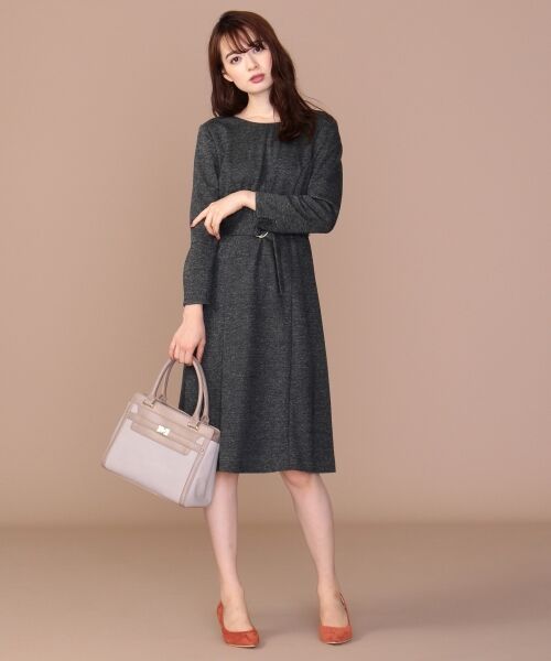 L size ONWARD(大きいサイズ) / エルサイズオンワード ミニ丈・ひざ丈ワンピース | クラシックレディ ワンピース | 詳細1