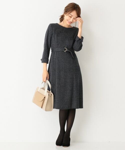 L size ONWARD(大きいサイズ) / エルサイズオンワード ミニ丈・ひざ丈ワンピース | クラシックレディ ワンピース | 詳細2