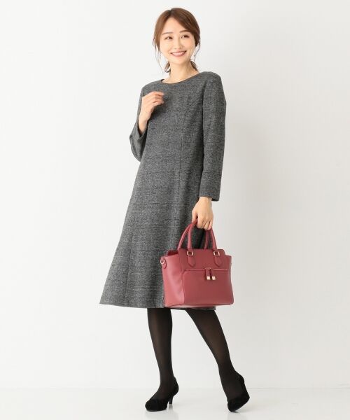 L size ONWARD(大きいサイズ) / エルサイズオンワード ミニ丈・ひざ丈ワンピース | クラシックレディ ワンピース | 詳細4