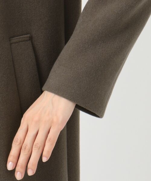L size ONWARD(大きいサイズ) / エルサイズオンワード ステンカラーコート | ライトリバー ステンカラーコート (無地) | 詳細10