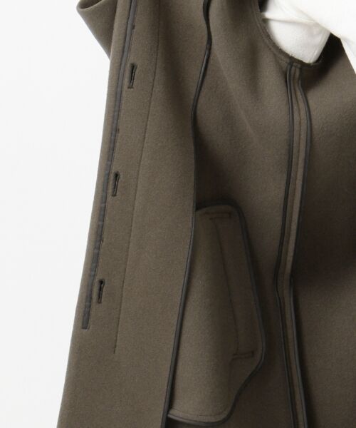 L size ONWARD(大きいサイズ) / エルサイズオンワード ステンカラーコート | ライトリバー ステンカラーコート (無地) | 詳細15