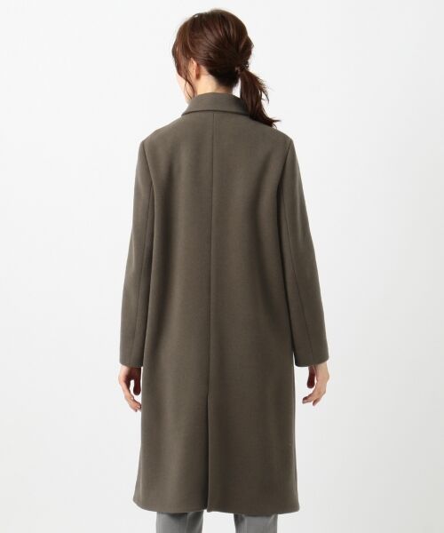 L size ONWARD(大きいサイズ) / エルサイズオンワード ステンカラーコート | ライトリバー ステンカラーコート (無地) | 詳細8