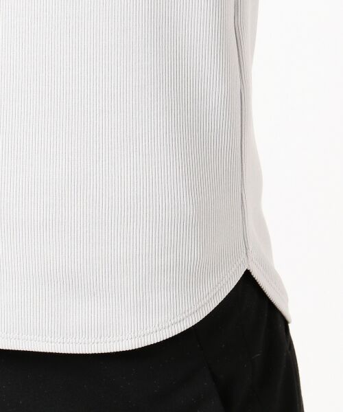 L size ONWARD(大きいサイズ) / エルサイズオンワード Tシャツ | 【洗えるソフトタッチシリーズ】Pique Jersey ボートネックカットソー | 詳細5