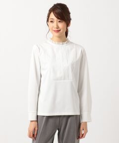 L size ONWARD(大きいサイズ) / エルサイズオンワード トップス | ブロッキングジャージー カットソー