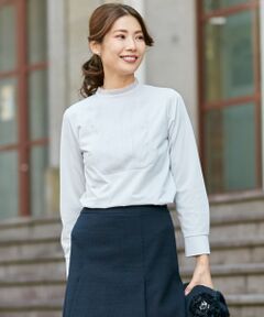 L size ONWARD(大きいサイズ) / エルサイズオンワード トップス | ブロッキングジャージー カットソー