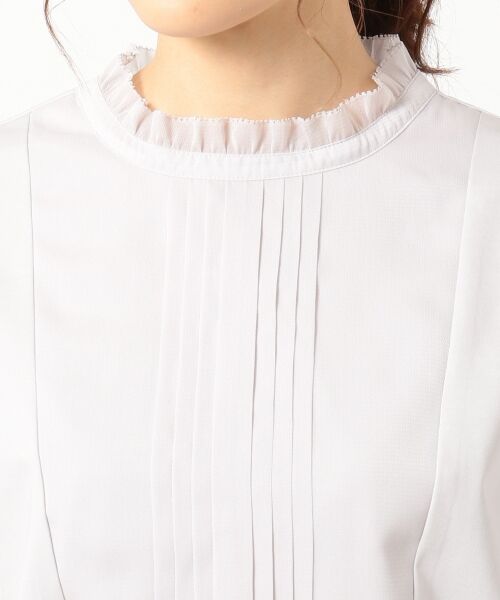 L size ONWARD(大きいサイズ) / エルサイズオンワード トップス | ブロッキングジャージー カットソー | 詳細10