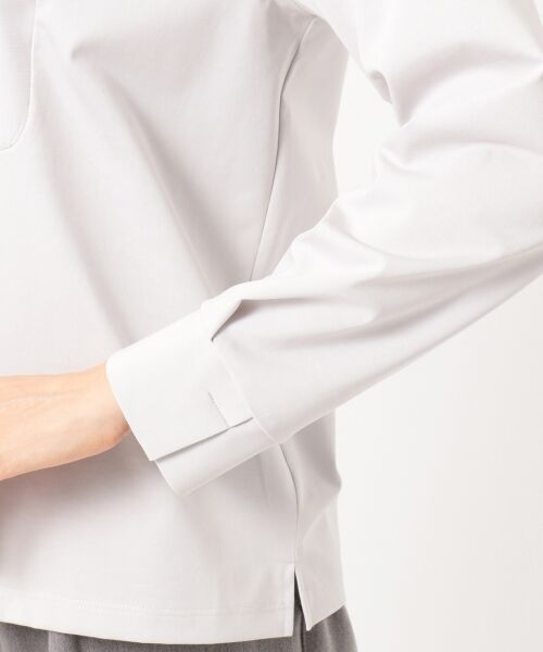 L size ONWARD(大きいサイズ) / エルサイズオンワード トップス | ブロッキングジャージー カットソー | 詳細11