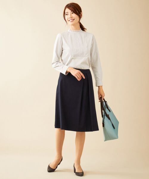 L size ONWARD(大きいサイズ) / エルサイズオンワード トップス | ブロッキングジャージー カットソー | 詳細5