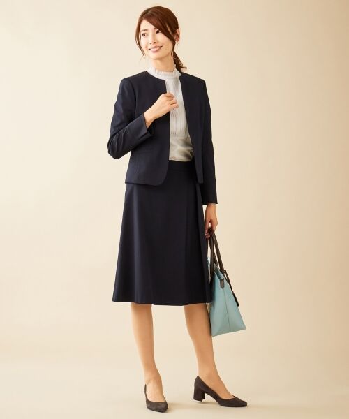 L size ONWARD(大きいサイズ) / エルサイズオンワード トップス | ブロッキングジャージー カットソー | 詳細6