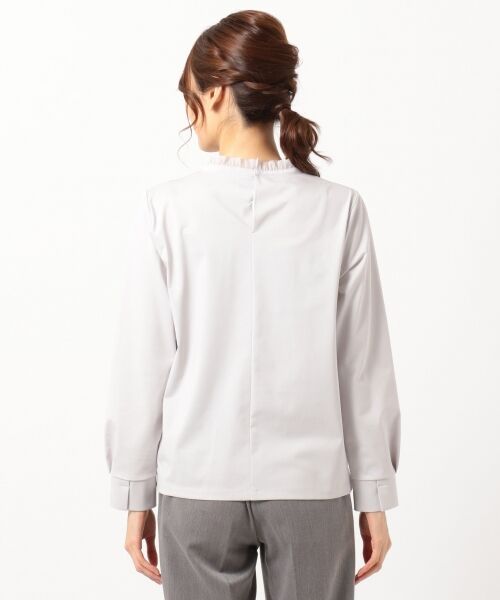 L size ONWARD(大きいサイズ) / エルサイズオンワード トップス | ブロッキングジャージー カットソー | 詳細9