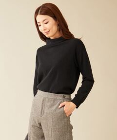 L size ONWARD(大きいサイズ) / エルサイズオンワード ニット・セーター | カシミヤ混オフネック ニット