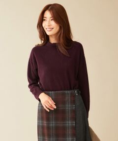 L size ONWARD(大きいサイズ) / エルサイズオンワード ニット・セーター | カシミヤ混オフネック ニット