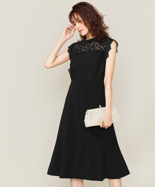 セール Prier レーストップマーメイド ワンピース ドレス L Size Onward 大きいサイズ エルサイズオンワード ファッション通販 タカシマヤファッションスクエア