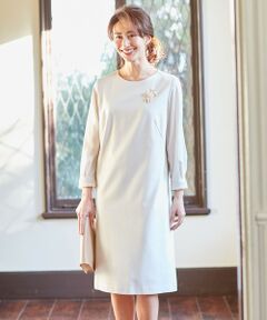 L size ONWARD(大きいサイズ) / エルサイズオンワード ロング・マキシ丈ワンピース | 360°FREE ウォッシャブル ワンピース(検索番号A38)