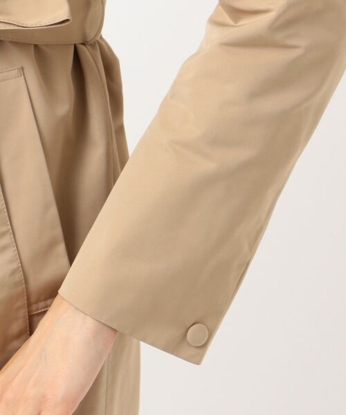 L size ONWARD(大きいサイズ) / エルサイズオンワード ステンカラーコート | 【洗える】ソフトメモリーグログラン スタンドカラーコート | 詳細8