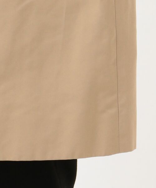 L size ONWARD(大きいサイズ) / エルサイズオンワード ステンカラーコート | 【洗える】ソフトメモリーグログラン スタンドカラーコート | 詳細11