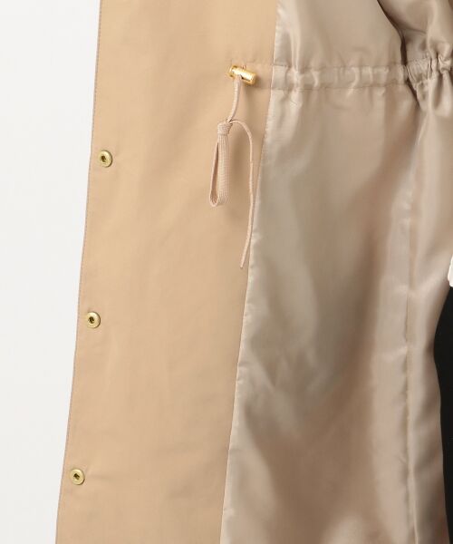 L size ONWARD(大きいサイズ) / エルサイズオンワード ステンカラーコート | 【洗える】ソフトメモリーグログラン スタンドカラーコート | 詳細12