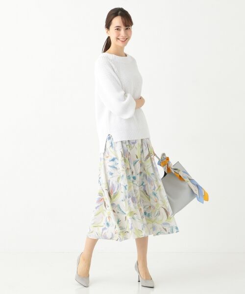 L size ONWARD(大きいサイズ) / エルサイズオンワード ニット・セーター | 【洗える】COTONINA ニット | 詳細1