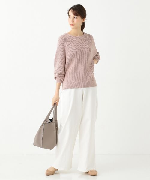 L size ONWARD(大きいサイズ) / エルサイズオンワード ニット・セーター | 【洗える】COTONINA ニット | 詳細9