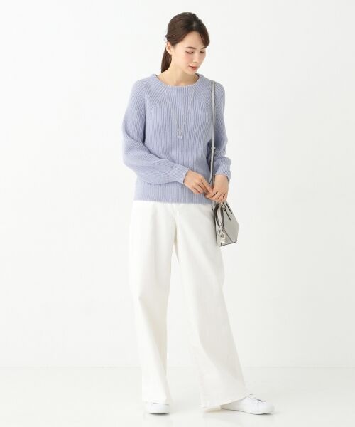 L size ONWARD(大きいサイズ) / エルサイズオンワード ニット・セーター | 【洗える】COTONINA ニット | 詳細11