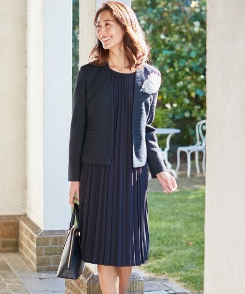 洗える クリスタルアムンゼン ワンピース ミニ丈 ひざ丈ワンピース L Size Onward 大きいサイズ エルサイズオンワード ファッション通販 タカシマヤファッションスクエア