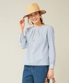 L size ONWARD(大きいサイズ) / エルサイズオンワード トップス | 【洗える】SOMELOS ANGELクルーネック ブラウス