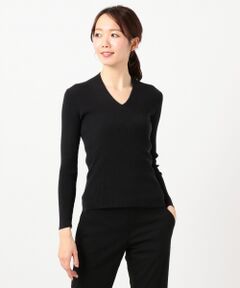 L size ONWARD(大きいサイズ) / エルサイズオンワード ニット・セーター | 【定番人気】Tratto Vネックニット