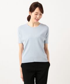 L size ONWARD(大きいサイズ) / エルサイズオンワード ニット・セーター | Synthetic Full Needle 半袖ニット