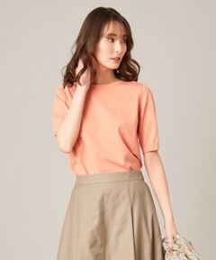 L size ONWARD(大きいサイズ) / エルサイズオンワード ニット・セーター | 【洗える】KNIT BASIC SS 半袖ニット