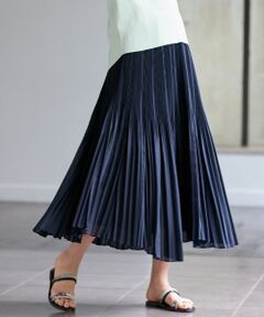 【VERY3月号掲載】Airy Boile プリーツフレアスカート