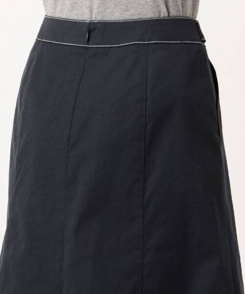 L size ONWARD(大きいサイズ) / エルサイズオンワード ミニ・ひざ丈スカート | 【透けにくい】洗えるTCリネンツイル スカート | 詳細17