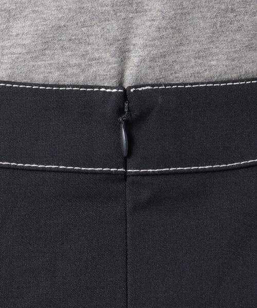 L size ONWARD(大きいサイズ) / エルサイズオンワード ミニ・ひざ丈スカート | 【透けにくい】洗えるTCリネンツイル スカート | 詳細19