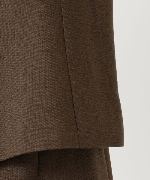 L size ONWARD(大きいサイズ) / エルサイズオンワード ノーカラージャケット | 【洗える】アイアスソフトクロス ジャケット | 詳細10