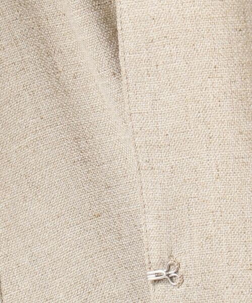 L size ONWARD(大きいサイズ) / エルサイズオンワード ノーカラージャケット | 【洗える】アイアスソフトクロス ジャケット | 詳細17