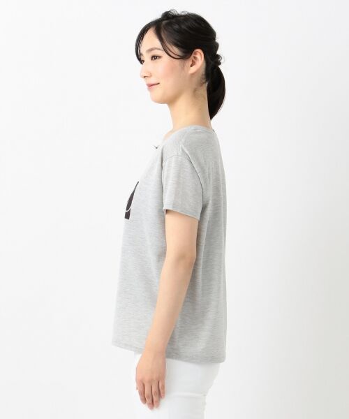 L size ONWARD(大きいサイズ) / エルサイズオンワード Tシャツ | Glitter Print Tシャツ | 詳細1