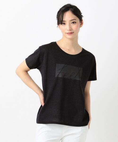 L size ONWARD(大きいサイズ) / エルサイズオンワード Tシャツ | Glitter Print Tシャツ | 詳細10