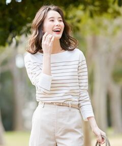 L size ONWARD(大きいサイズ) / エルサイズオンワード Tシャツ | バスクボーダー Tシャツ