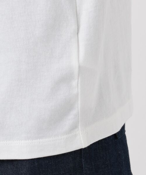 L size ONWARD(大きいサイズ) / エルサイズオンワード Tシャツ | 【L'aube】刺繍ミックスロゴ Tシャツ | 詳細10