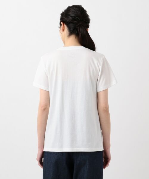 L size ONWARD(大きいサイズ) / エルサイズオンワード Tシャツ | 【L'aube】刺繍ミックスロゴ Tシャツ | 詳細7