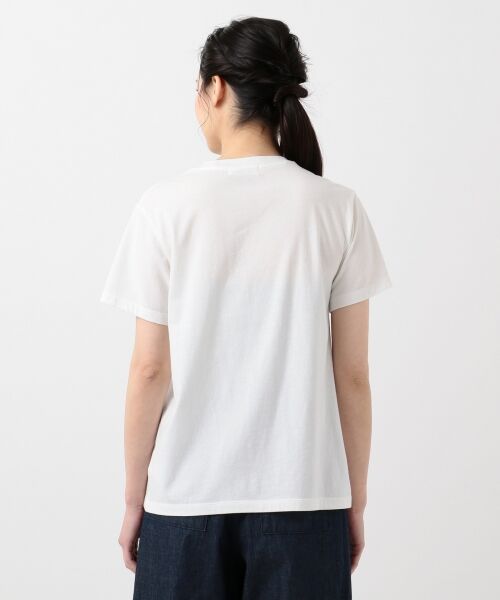 L size ONWARD(大きいサイズ) / エルサイズオンワード Tシャツ | 【L'aube】サファリロゴ Tシャツ | 詳細7