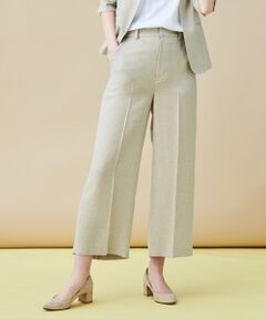 L size ONWARD(大きいサイズ) / エルサイズオンワード その他パンツ | 【洗える】アイアスソフトクロス ワイドパンツ