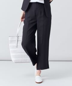 L size ONWARD(大きいサイズ) / エルサイズオンワード その他パンツ | 【洗える】アイアスソフトクロス ワイドパンツ