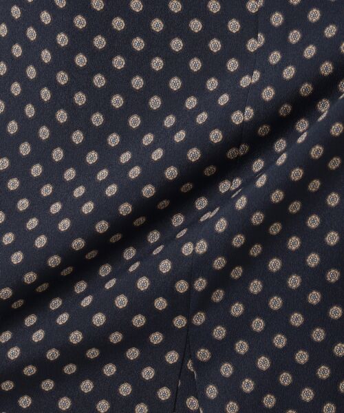 L size ONWARD(大きいサイズ) / エルサイズオンワード ミニ・ひざ丈スカート | 【洗える】アンティークデシン小紋プリント スカート | 詳細15